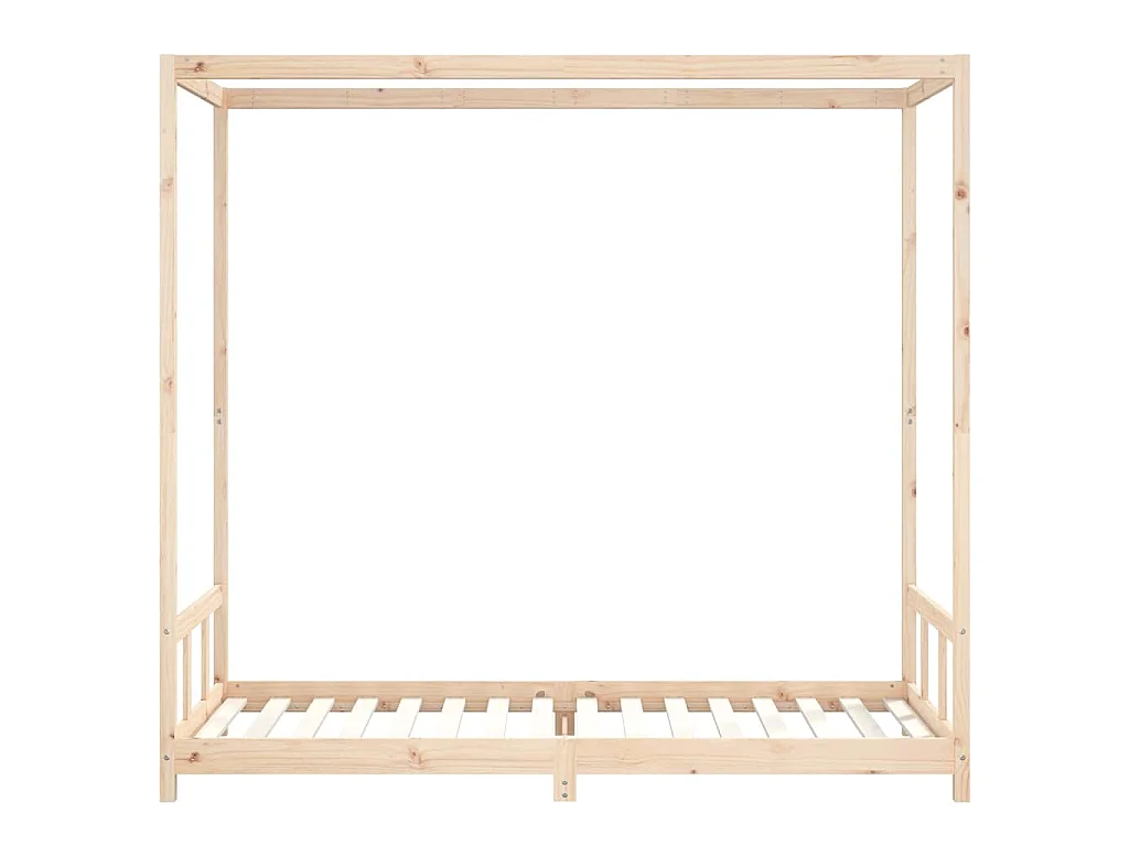 Cadre de lit pour enfants 90x200 cm bois de pin massif