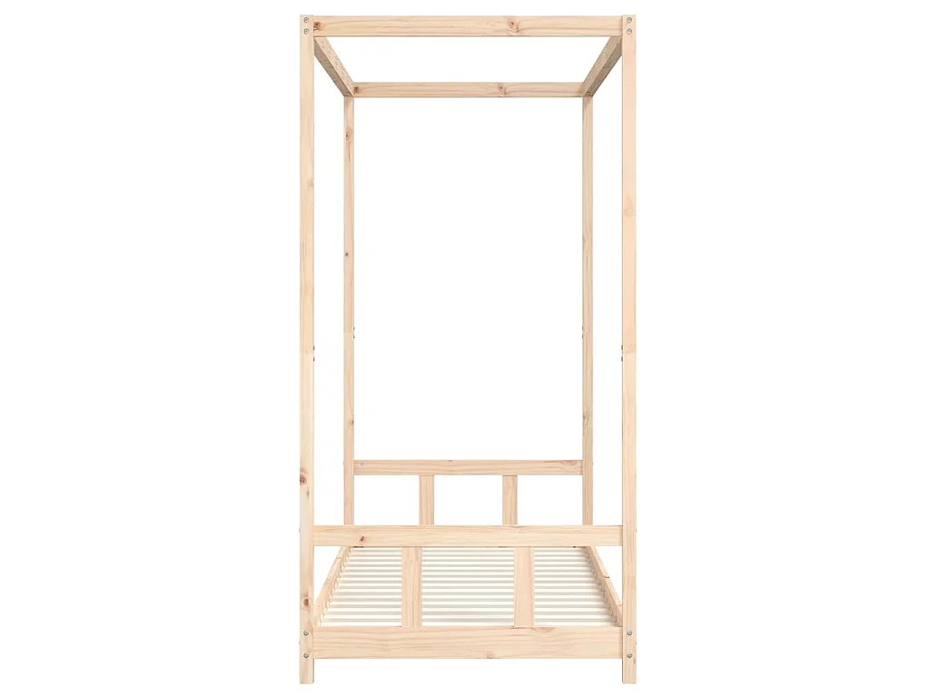 Cadre de lit pour enfants 90x200 cm bois de pin massif