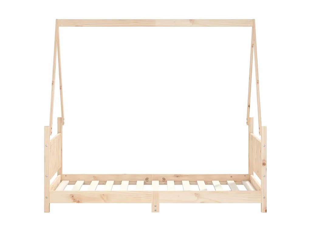 Kinderbedframe 80x160 cm massief grenenhout
