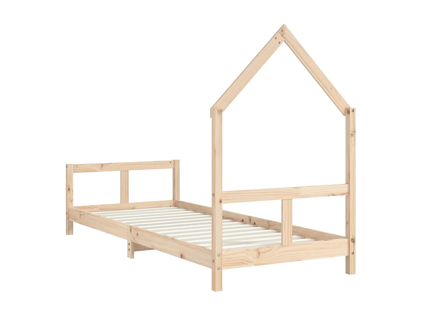 Giroletto per Bambini 80x200 cm in Legno Massello di Pino