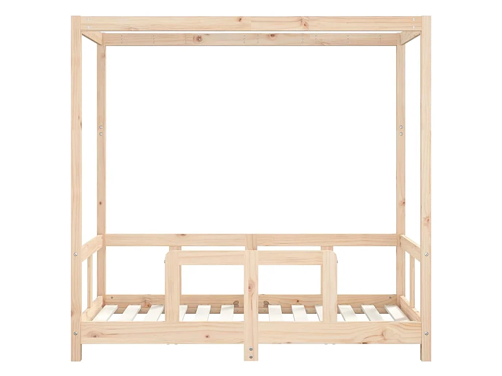 Cadre de lit pour enfant 70x140 cm bois de pin massif
