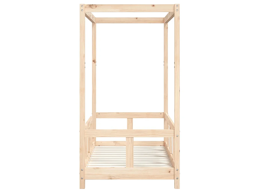 Cadre de lit pour enfant 70x140 cm bois de pin massif