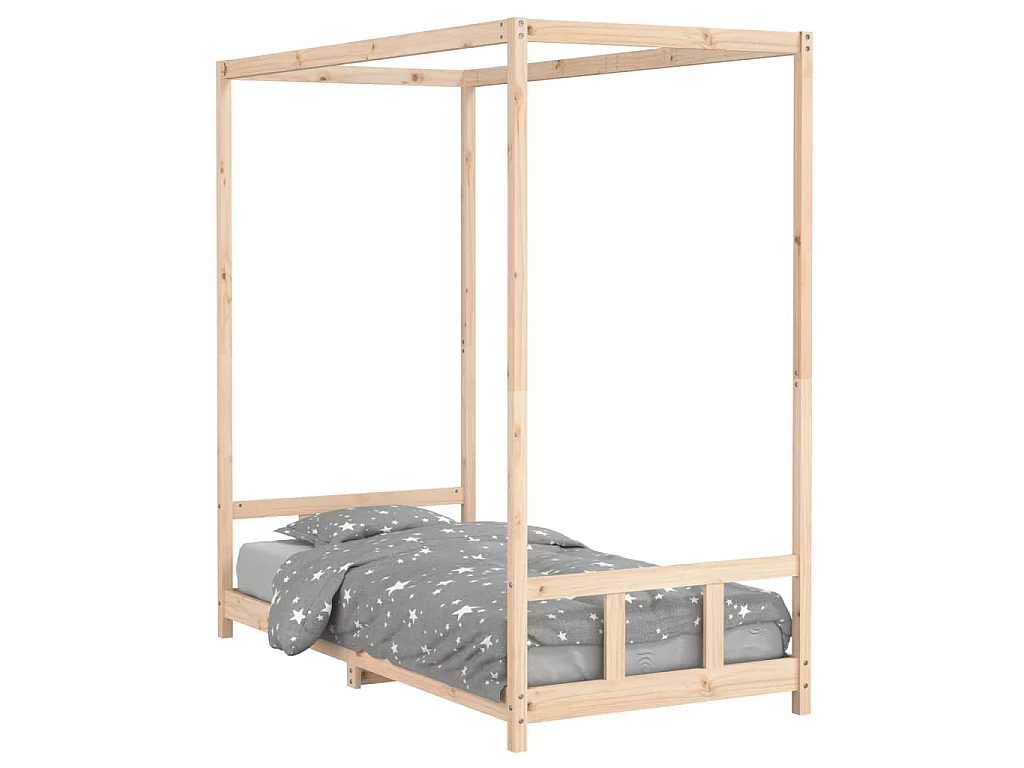 Cadre de lit pour enfant 90x190 cm Bois de pin massif