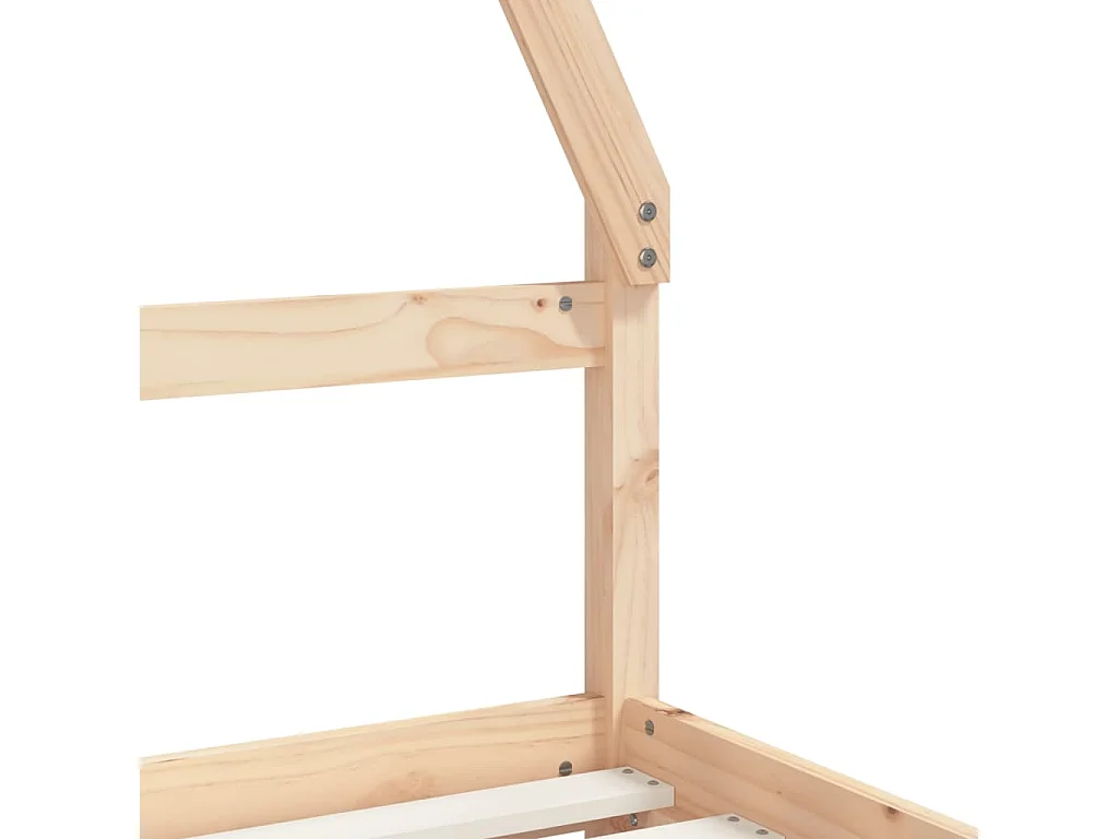 Estructura de cama infantil con cajones madera pino 90x190 cm