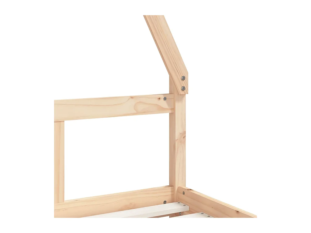 Cadre de lit pour enfants 80x200 cm bois de pin massif