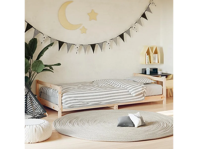 Kinderbedframe 90x190 cm massief grenenhout