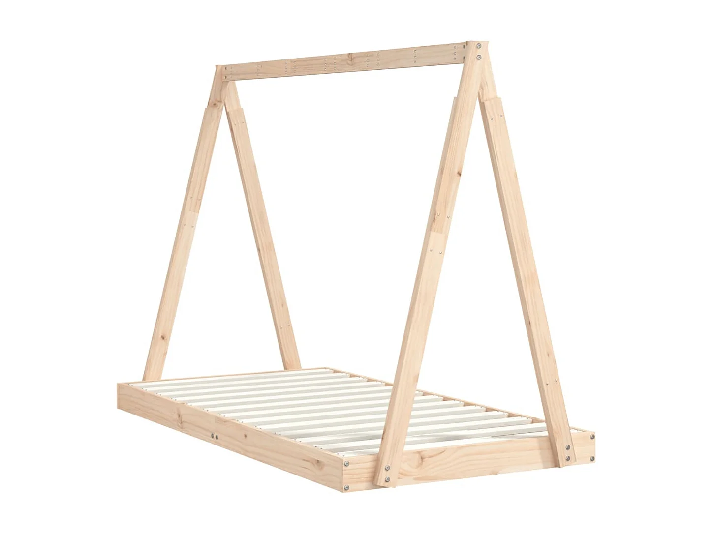 Estructura de cama para niños madera maciza de pino 80x160 cm