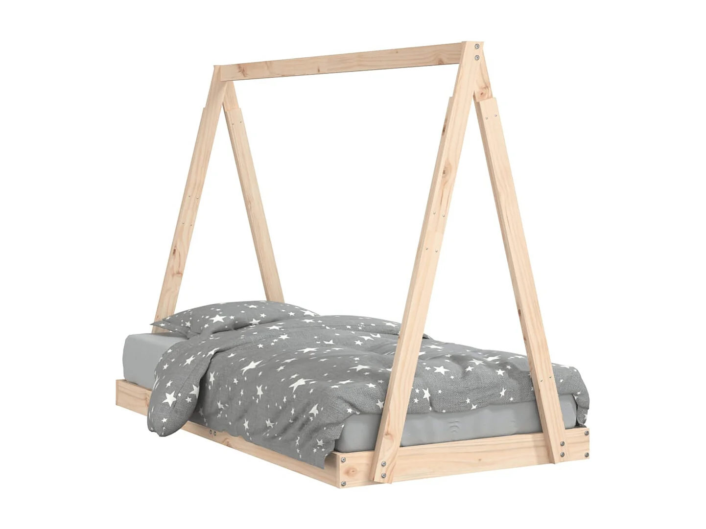 Cadre de lit pour enfant 80x160 cm bois de pin massif