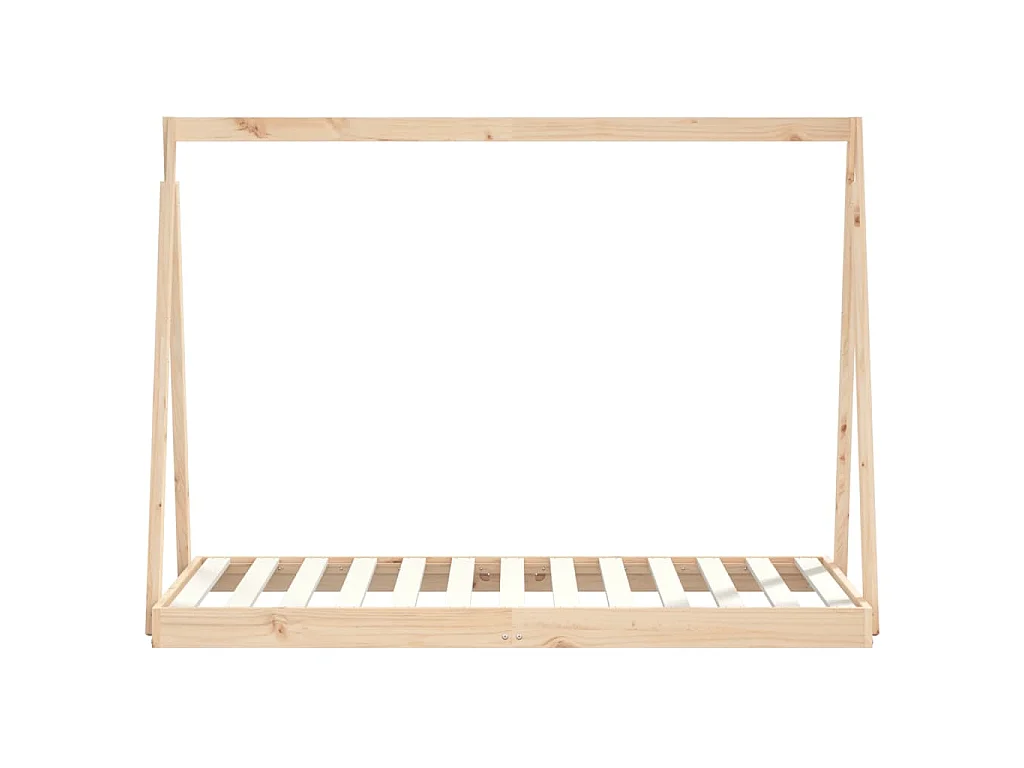 Giroletto per Bambini 80x160 cm in Legno Massello di Pino