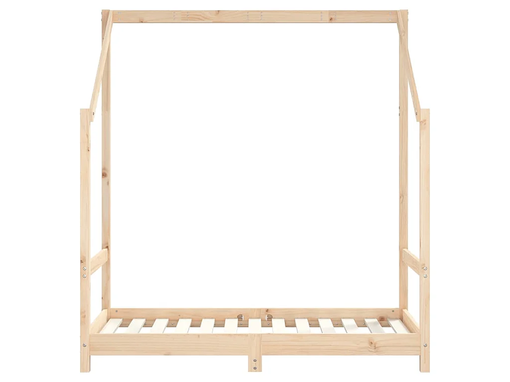 Cadre de lit pour enfant 70x140 cm bois de pin massif