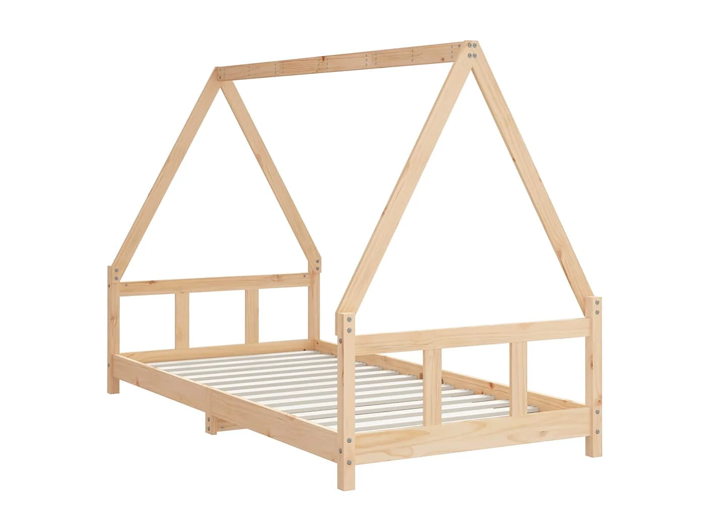 Estructura de cama infantil madera maciza de pino 90x190 cm
