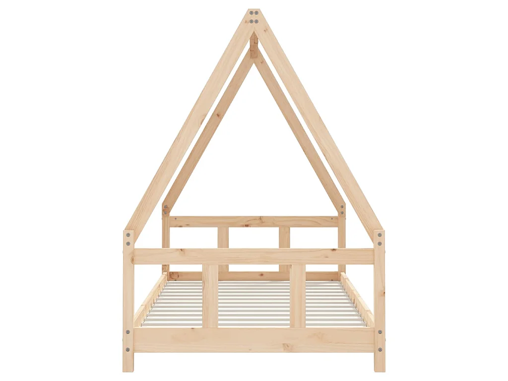 Estructura de cama infantil madera maciza de pino 90x190 cm