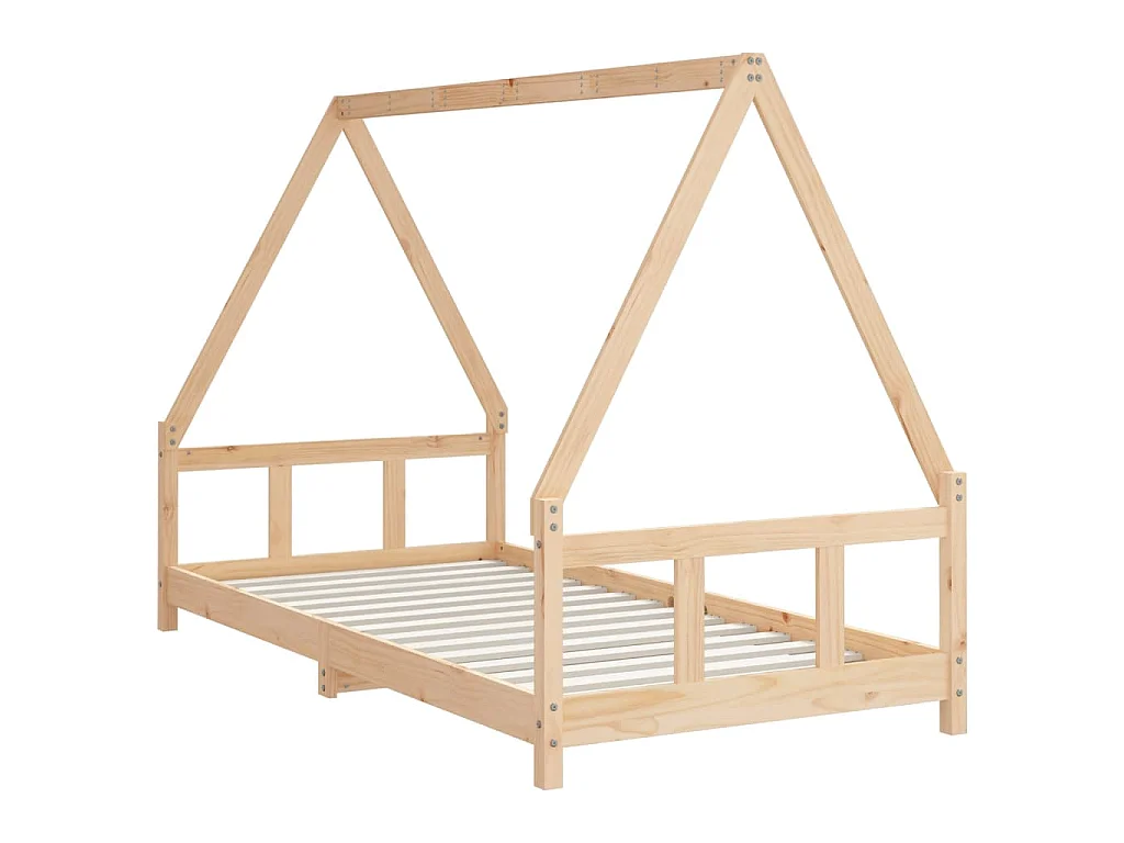 Cadre de lit pour enfant 90x190 cm Bois de pin massif