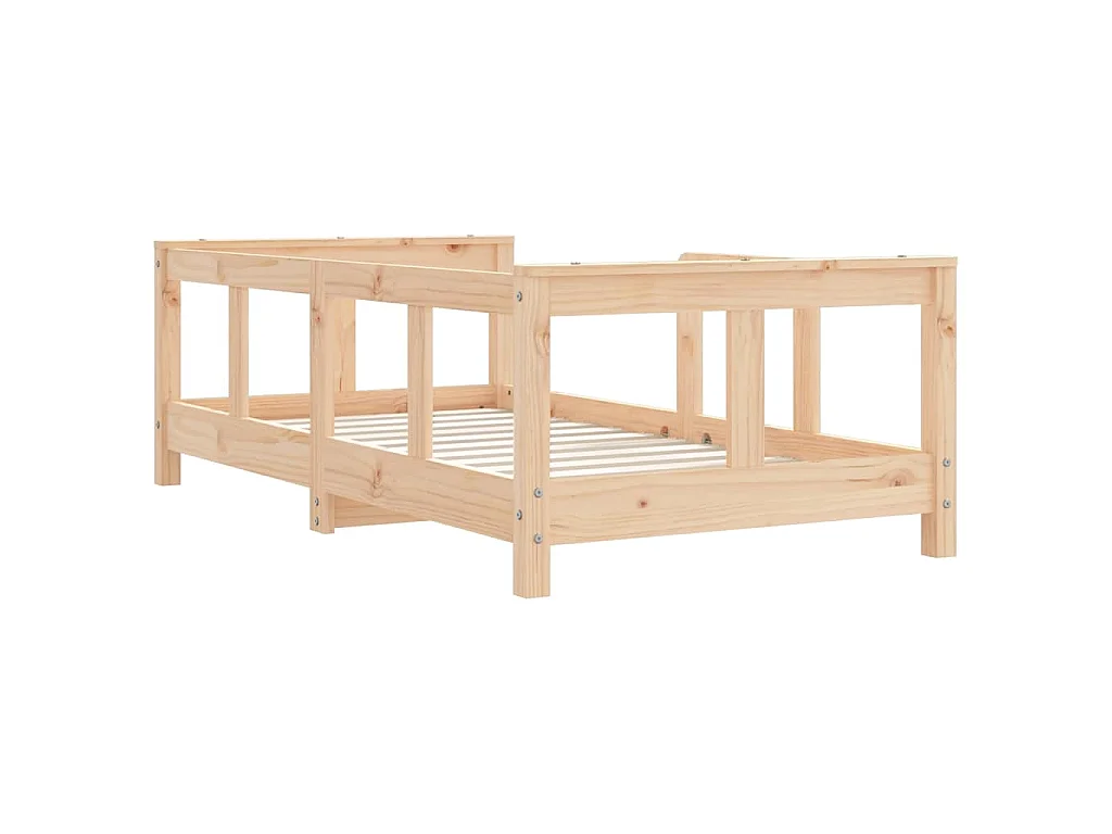 Cadre de lit pour enfant 70x140 cm bois de pin massif