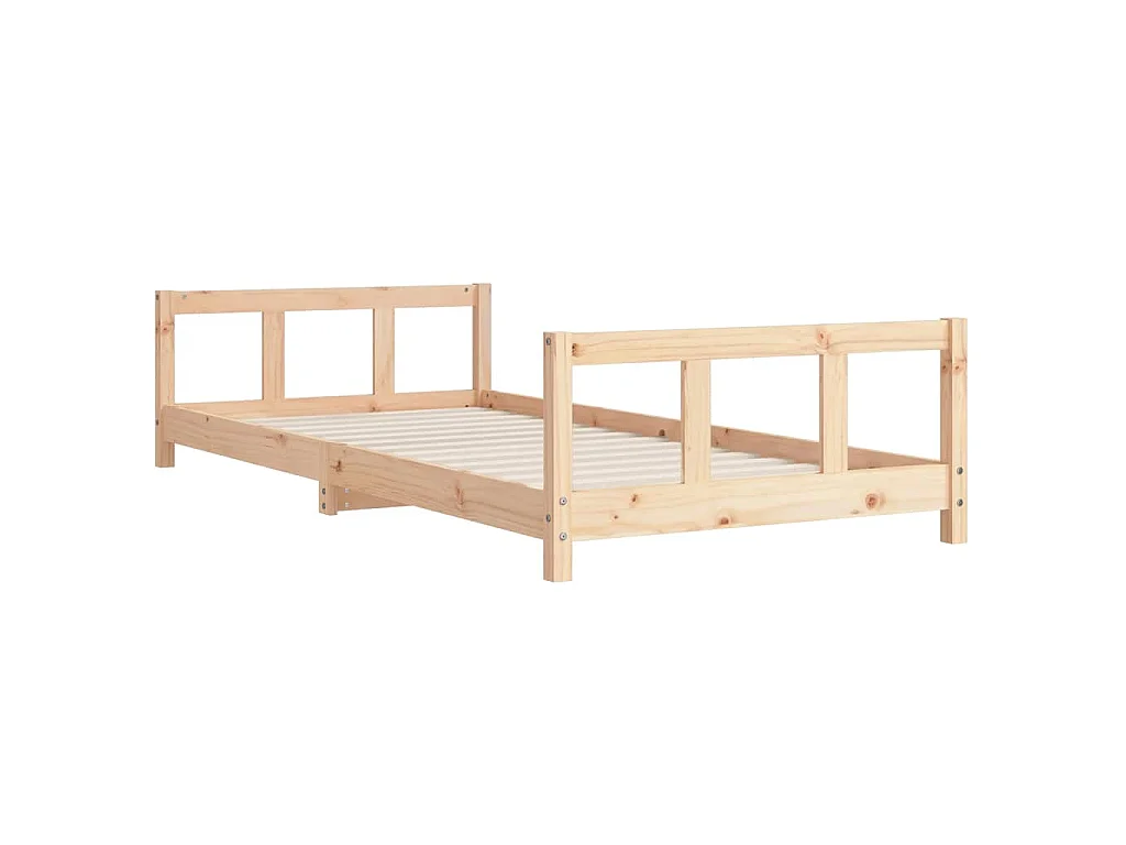 Cadre de lit pour enfants 90x200 cm bois de pin massif
