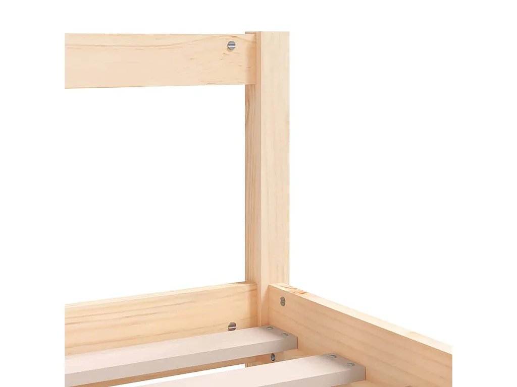 Cadre de lit pour enfants 90x200 cm bois de pin massif