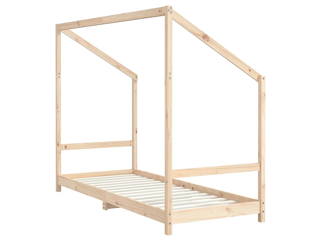 Cadre de lit pour enfants 80x200 cm bois de pin massif