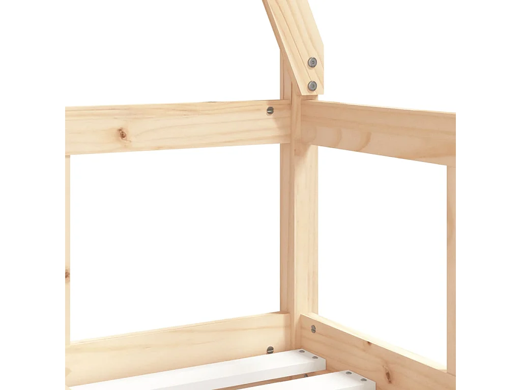 Cadre de lit pour enfant 70x140 cm bois de pin massif