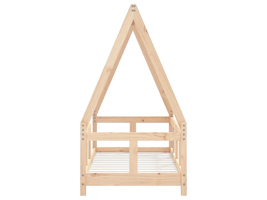 Cadre de lit pour enfant 70x140 cm bois de pin massif