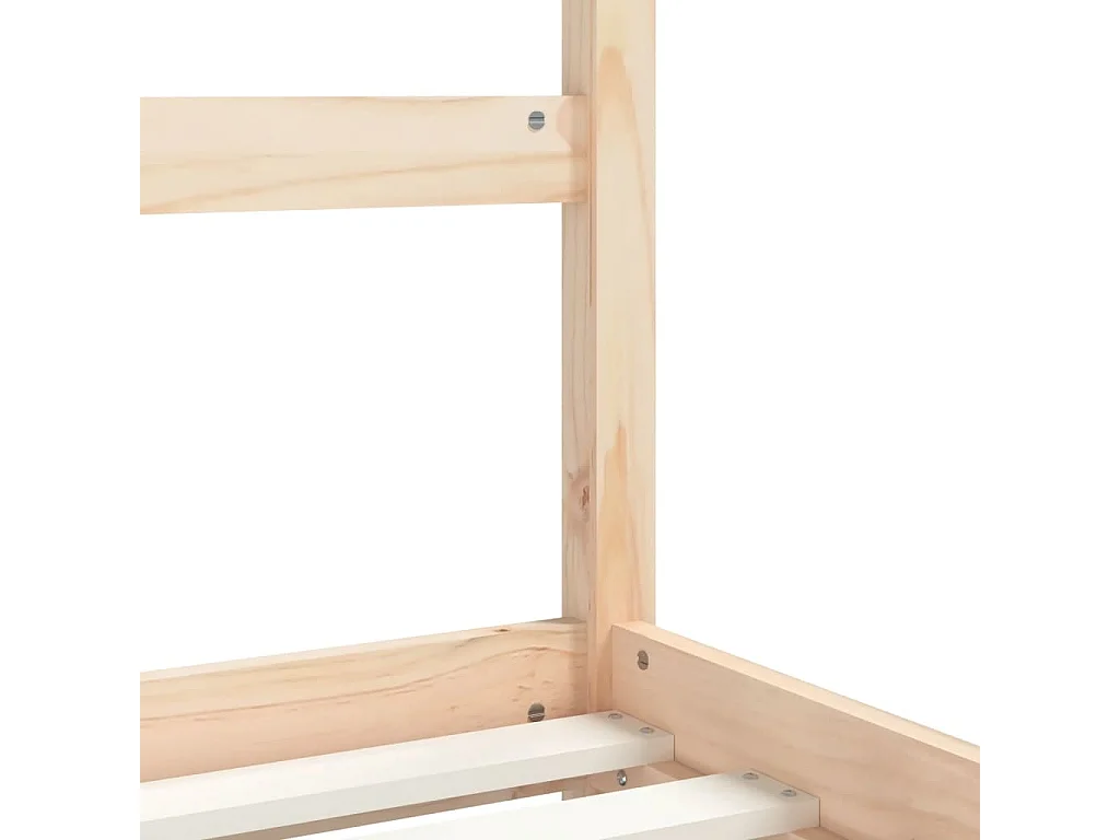 Giroletto per Bambini 90x190 cm in Legno Massello di Pino