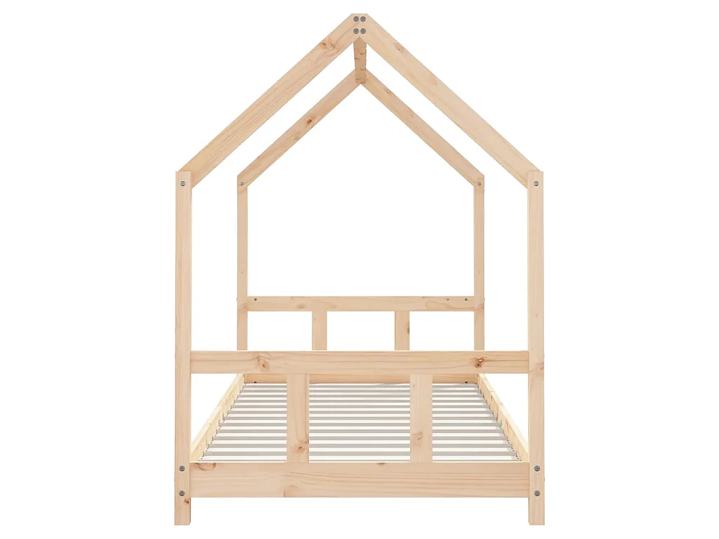 Estructura de cama infantil madera maciza de pino 90x190 cm