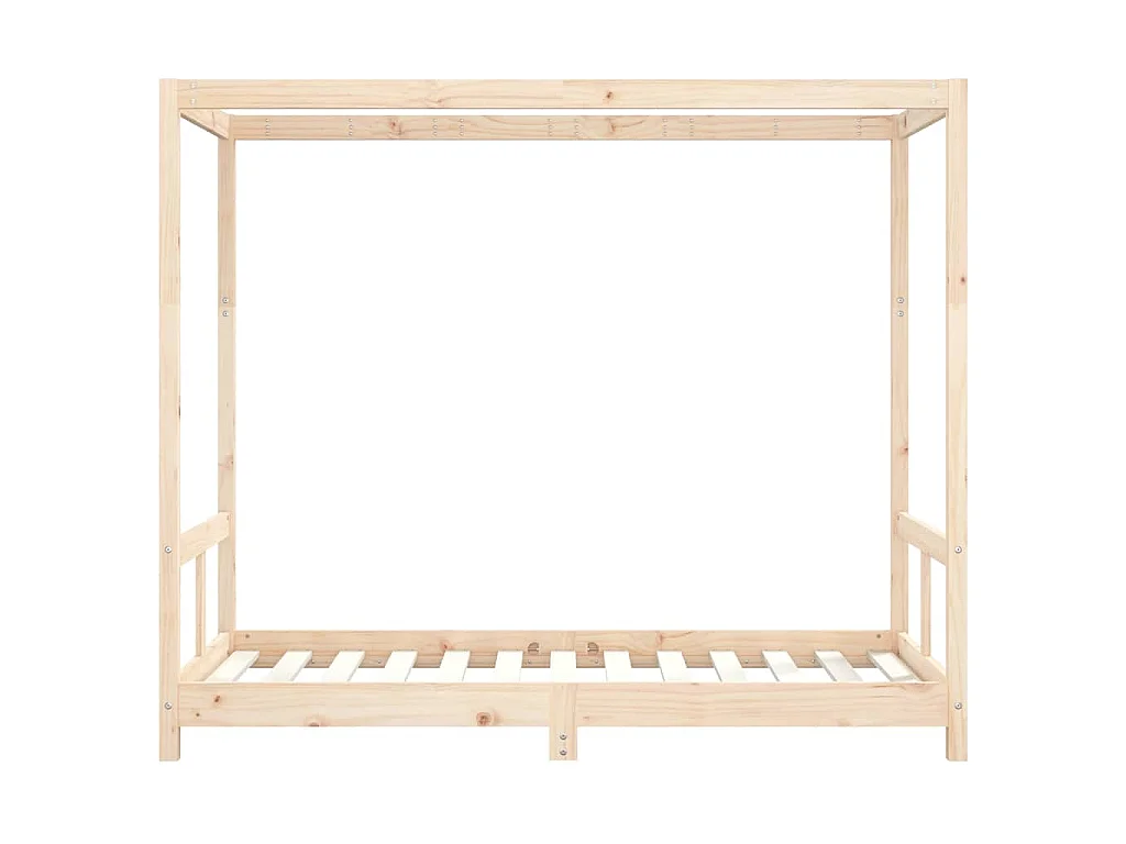 Cadre de lit pour enfant 80x160 cm bois de pin massif