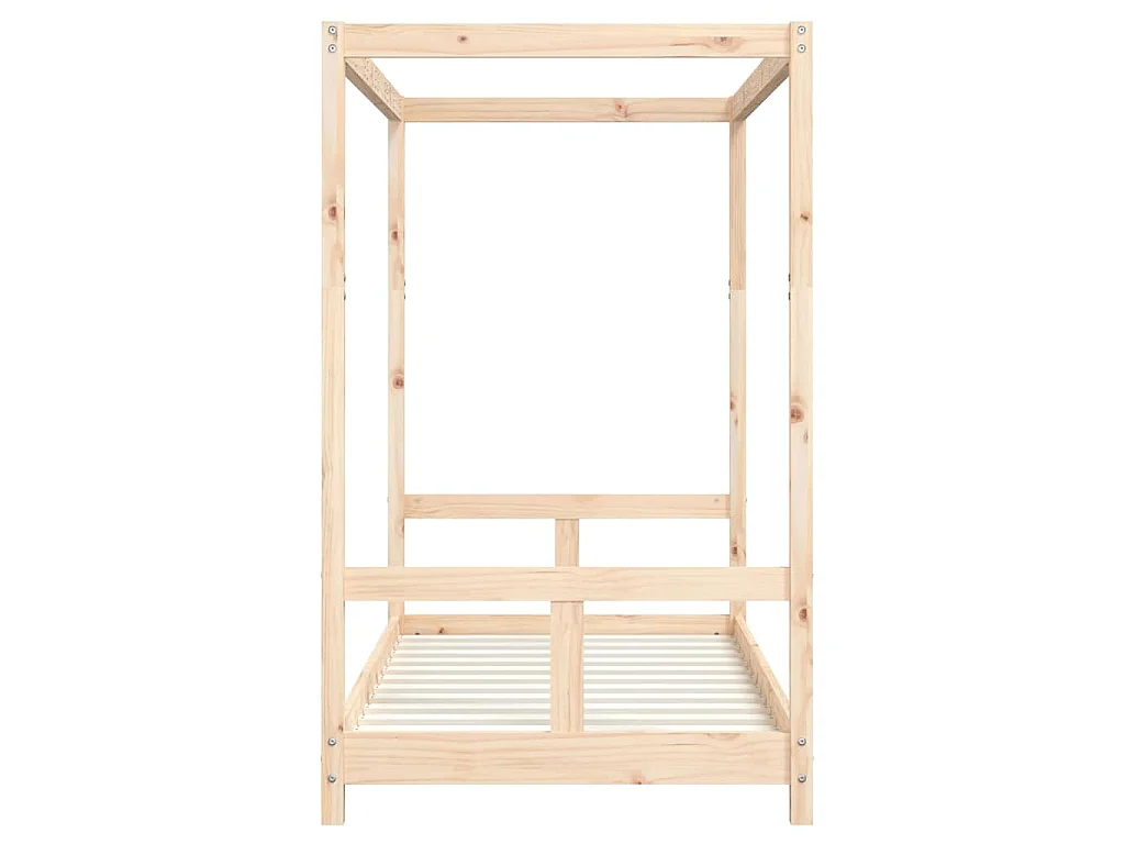 Cadre de lit pour enfant 80x160 cm bois de pin massif
