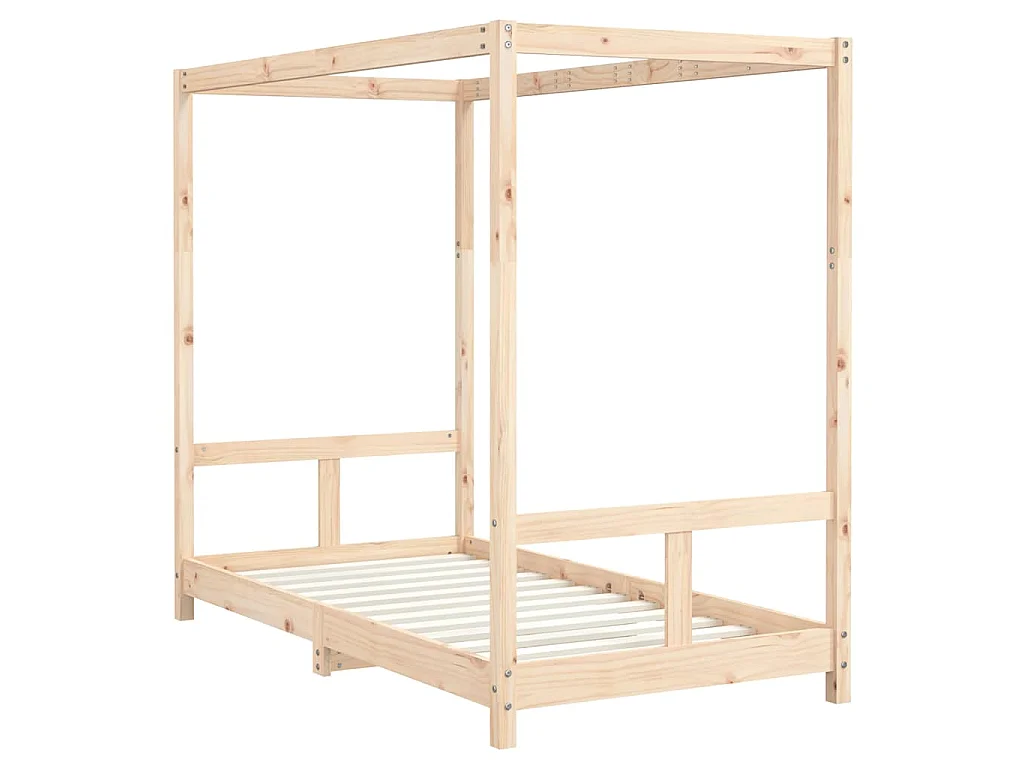 Cadre de lit pour enfant 80x160 cm bois de pin massif