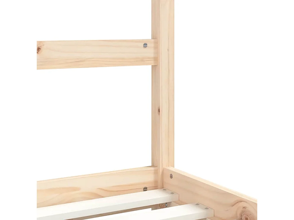 Cadre de lit pour enfant 80x160 cm bois de pin massif