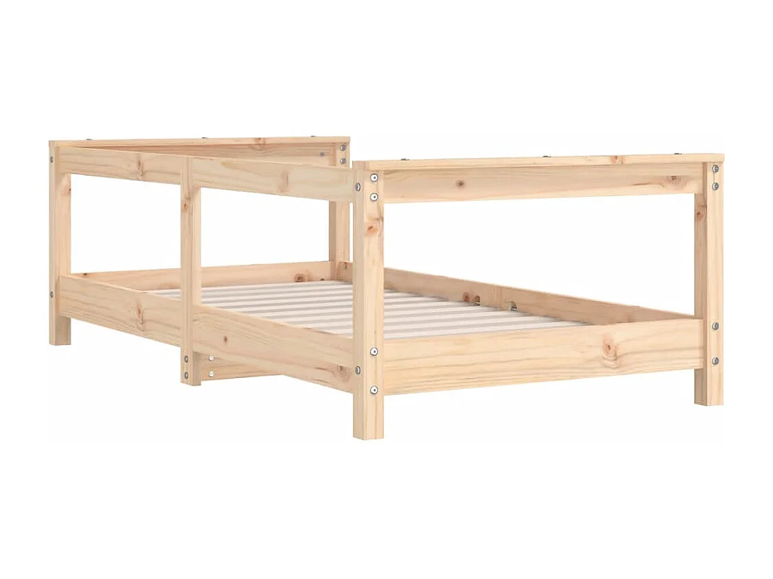 Kinderbedframe 70x140 cm massief grenenhout