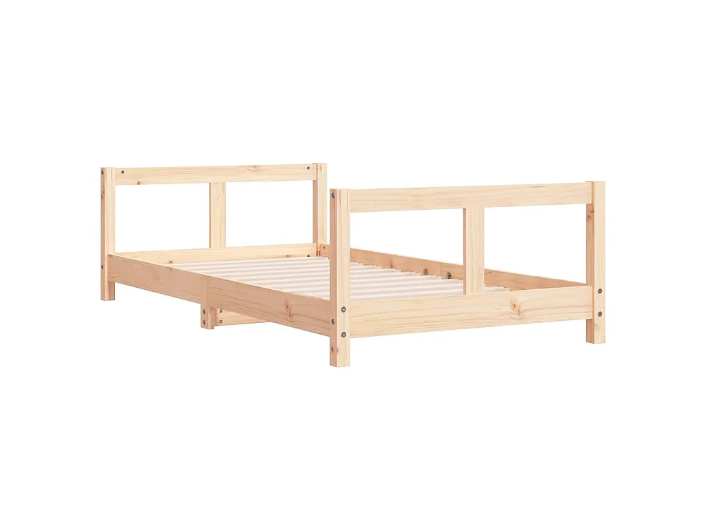 Cadre de lit pour enfant 80x160 cm bois de pin massif