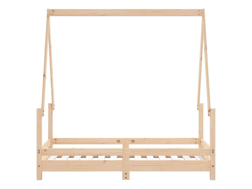 Cadre de lit pour enfant 70x140 cm bois de pin massif