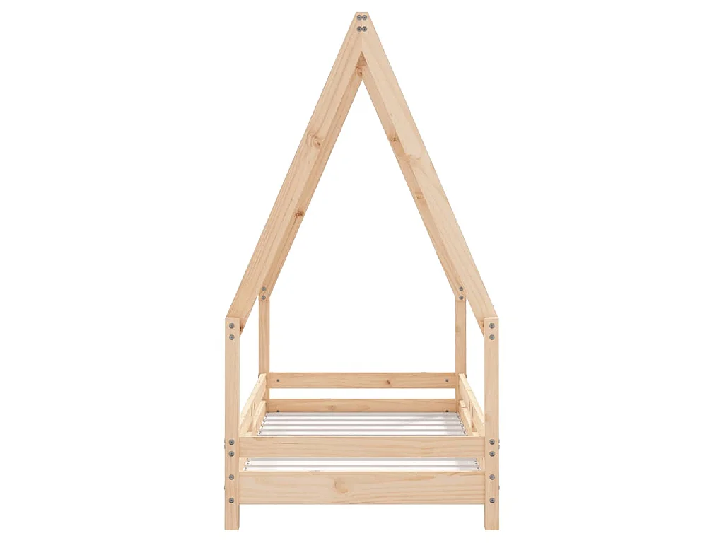 Cadre de lit pour enfant 70x140 cm bois de pin massif