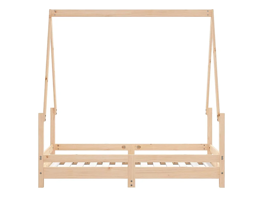 Cadre de lit pour enfant 70x140 cm bois de pin massif