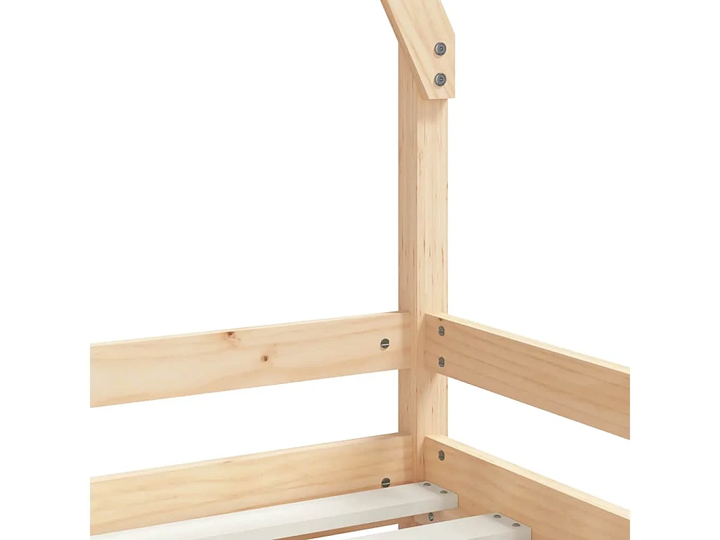 Cadre de lit pour enfant 70x140 cm bois de pin massif