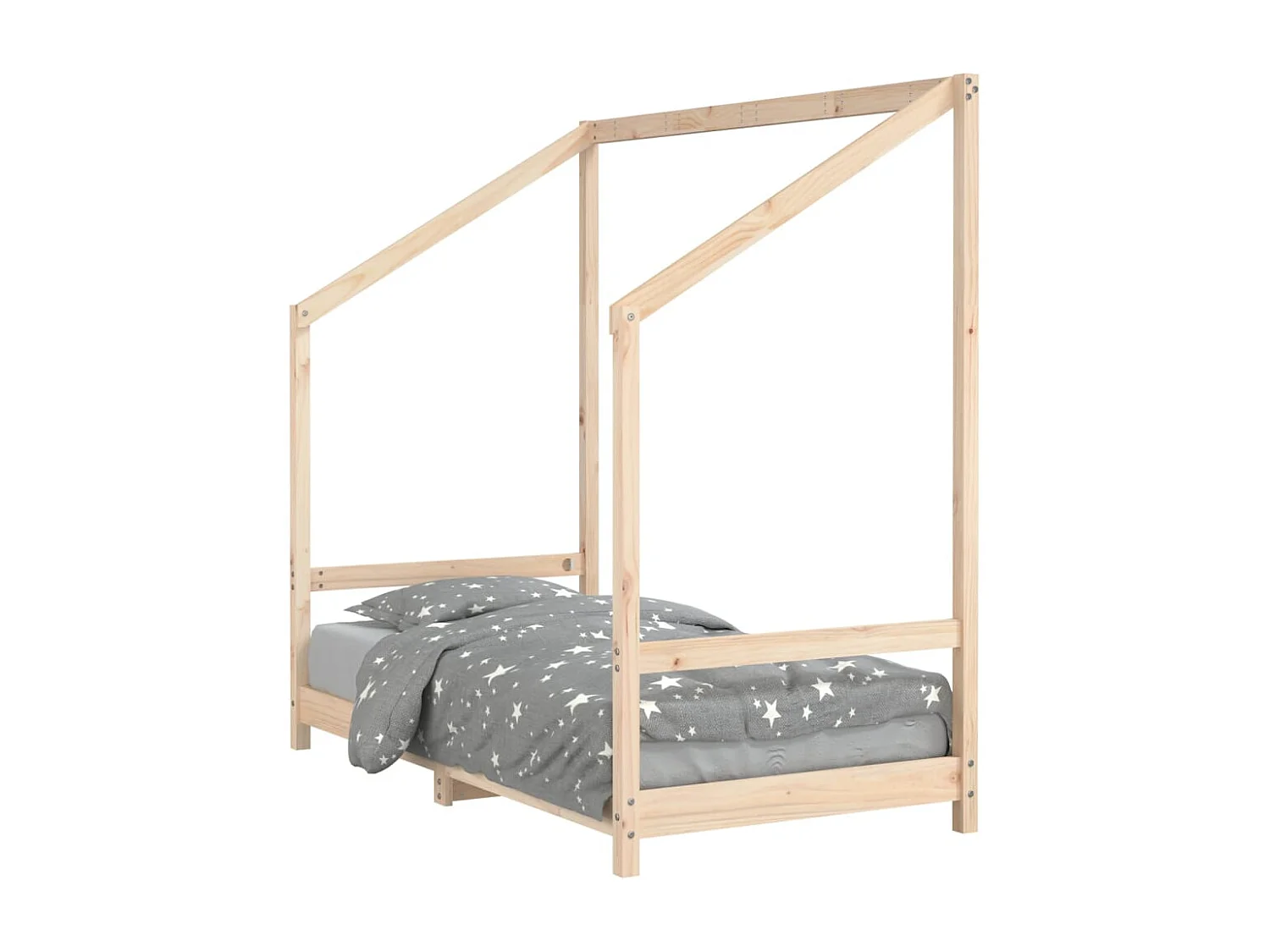Cadre de lit pour enfant 80x160 cm bois de pin massif