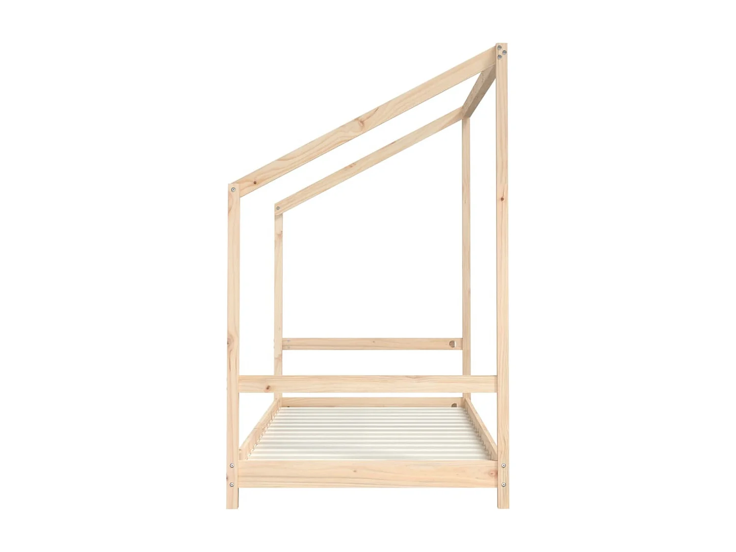 Giroletto per Bambini 90x190 cm in Legno Massello di Pino