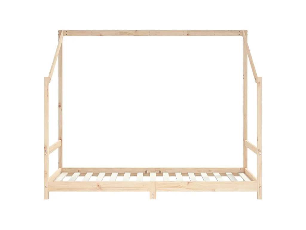 Estrutura de cama infantil 90x190 cm madeira de pinho maciça
