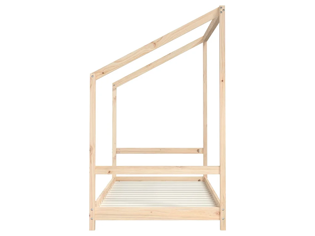 Estrutura de cama infantil 90x190 cm madeira de pinho maciça