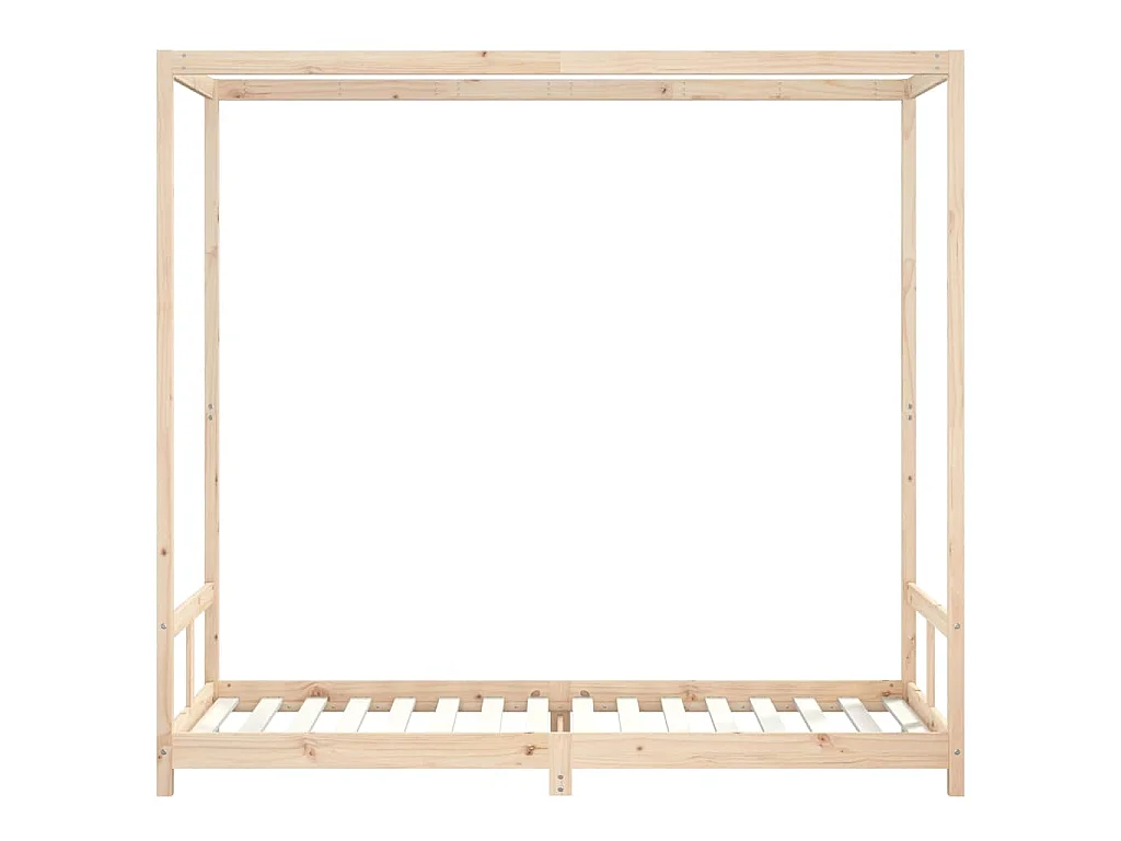 Estructura de cama para niños madera maciza de pino 80x200 cm