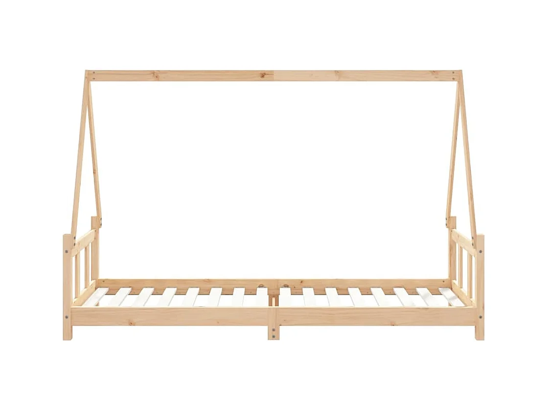 Cadre de lit pour enfants 90x200 cm bois de pin massif