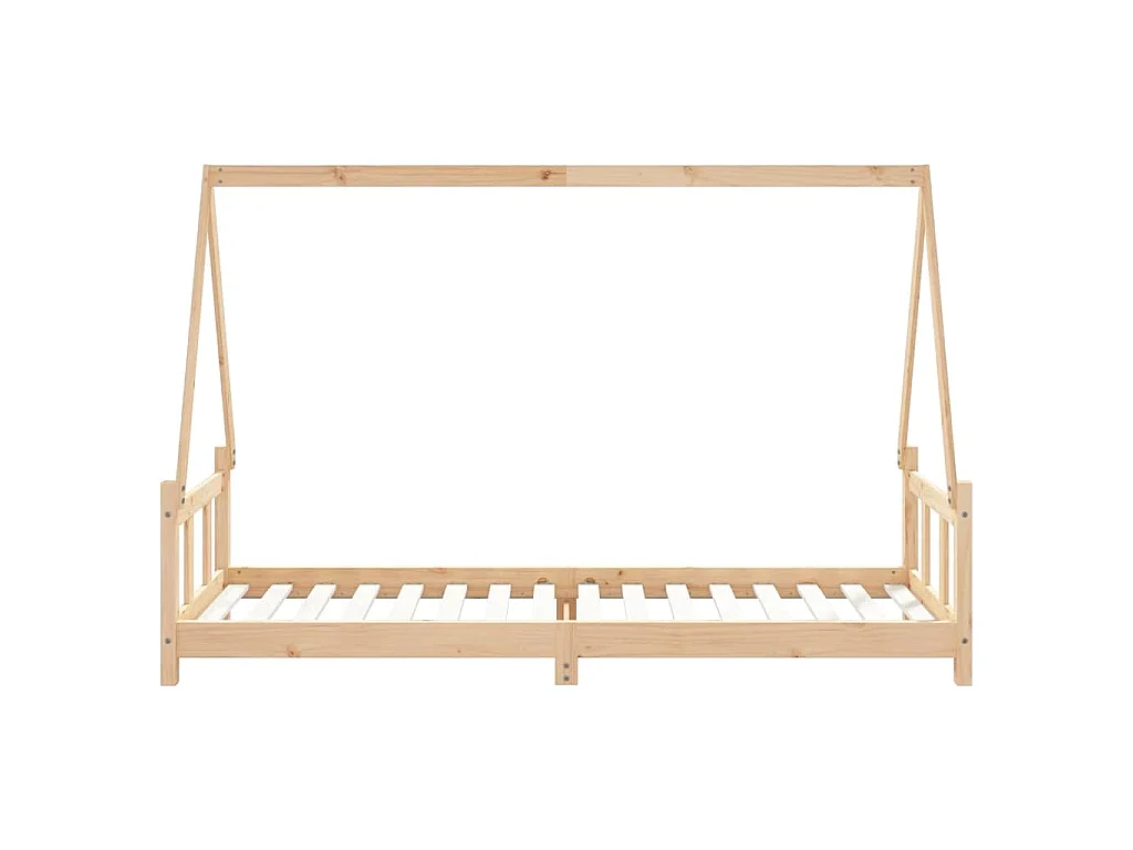 Kinderbedframe 90x200 cm massief grenenhout