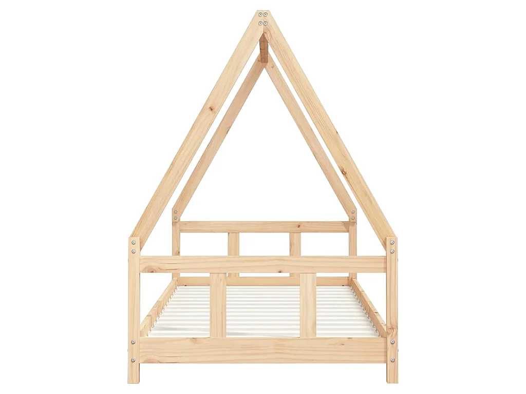 Cadre de lit pour enfants 90x200 cm bois de pin massif