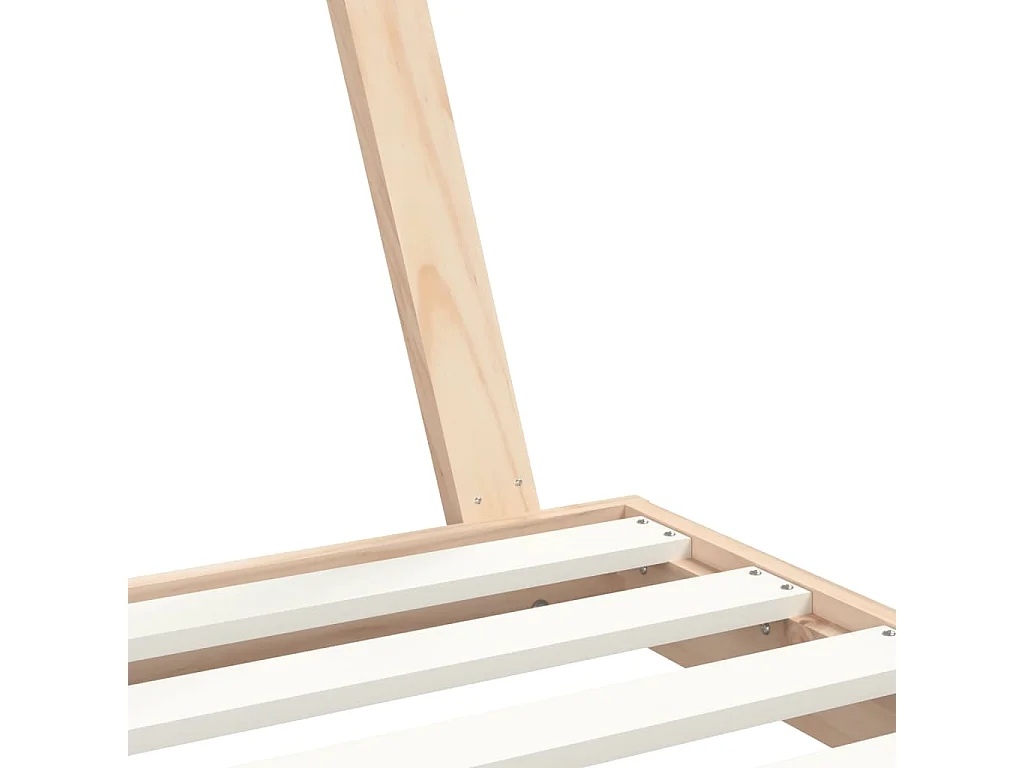 Kinderbedframe 70x140 cm massief grenenhout