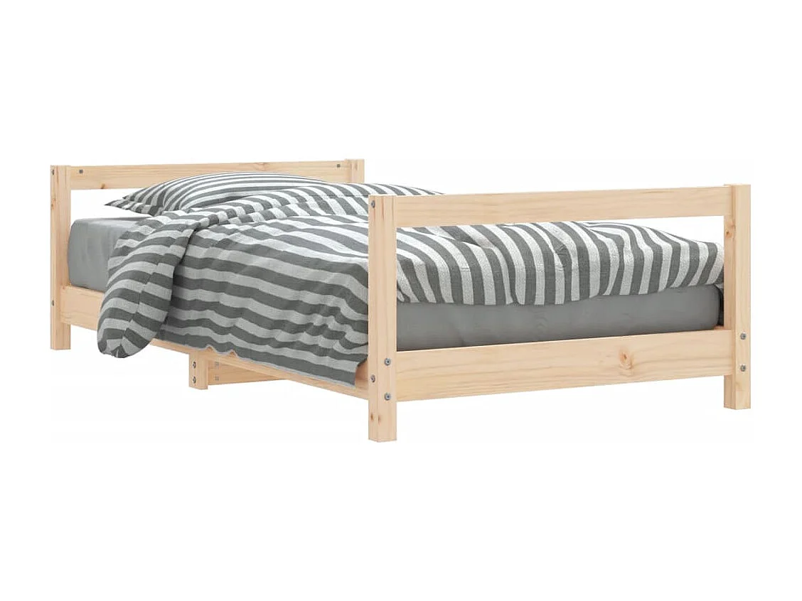 Kinderbett 80x160 cm Massivholz Kiefer