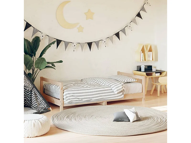 Estrutura de cama infantil 80x160 cm pinho maciço