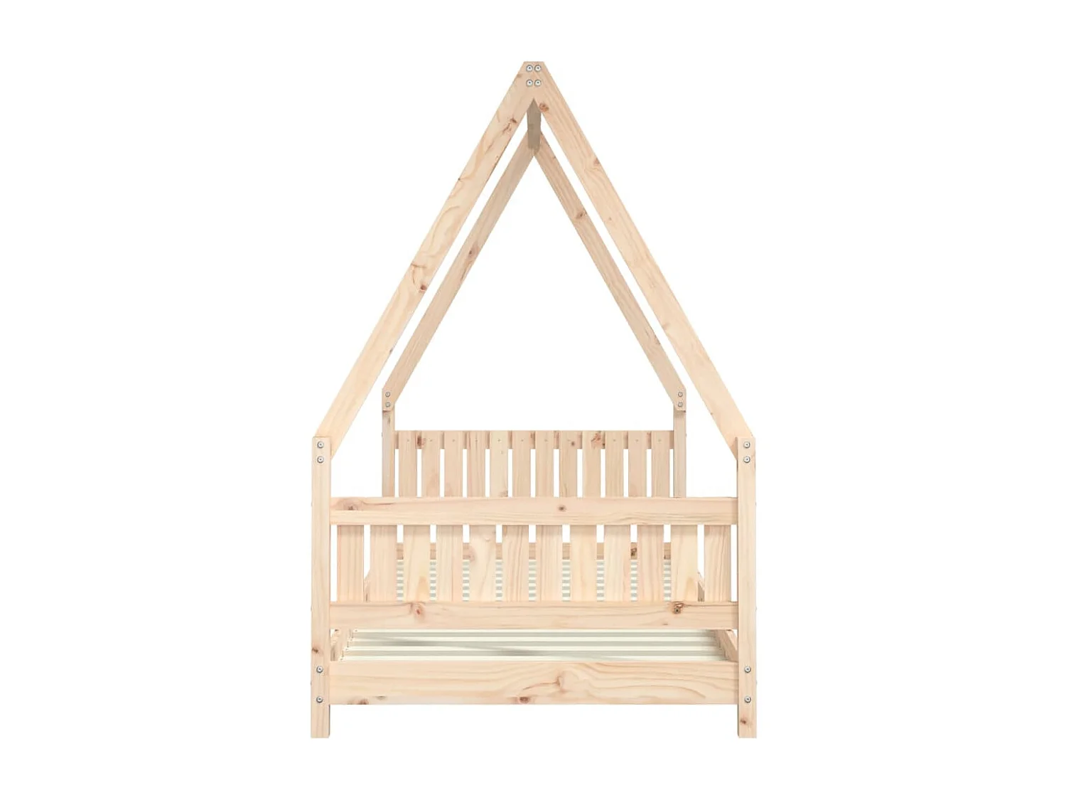 Kinderbedframe 90x200 cm massief grenenhout