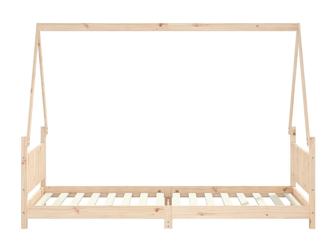 Cadre de lit pour enfants 90x200 cm bois de pin massif