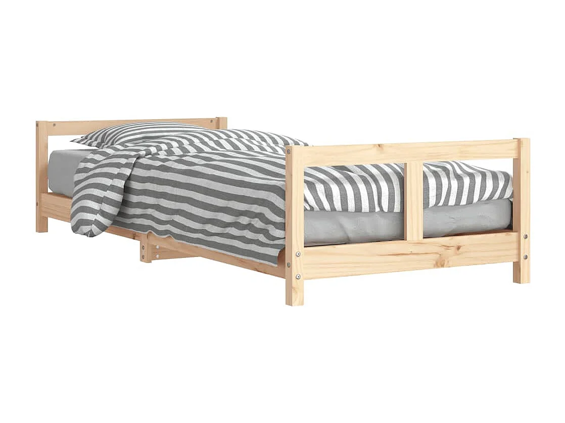 Cadre de lit pour enfants 80x200 cm bois de pin massif