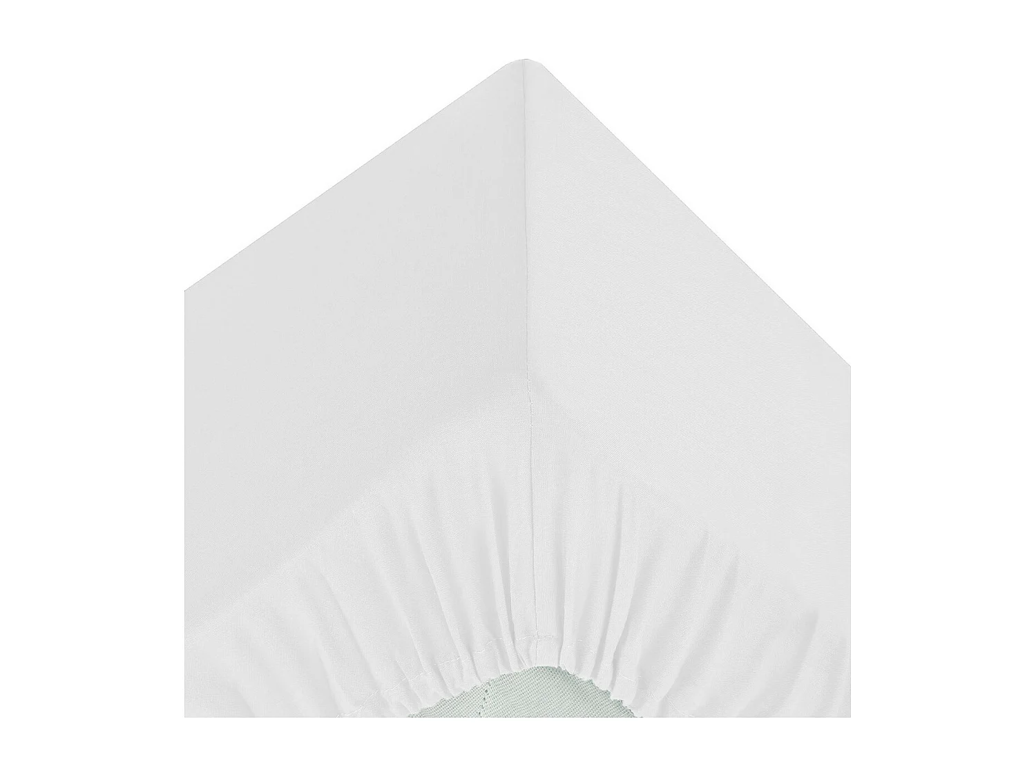 Drap Housse 2 Personnes "Percale" 160x200cm Blanc